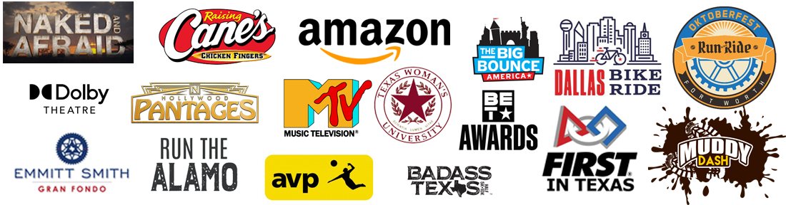 Television network logos including Discovery, A&E, MTV, Bravo, National Geographic and more